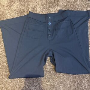 Black Halara Wide-Leg Pants